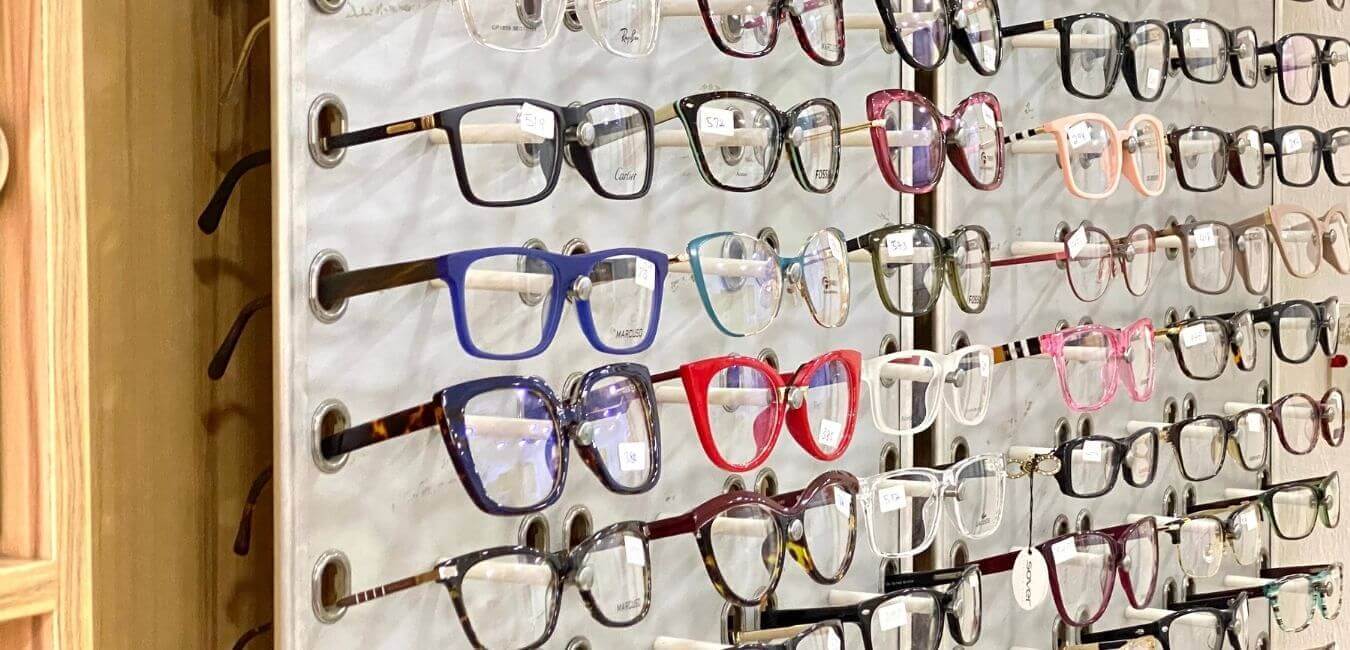 Eyewear gallery - collection of eyeglasses in stock