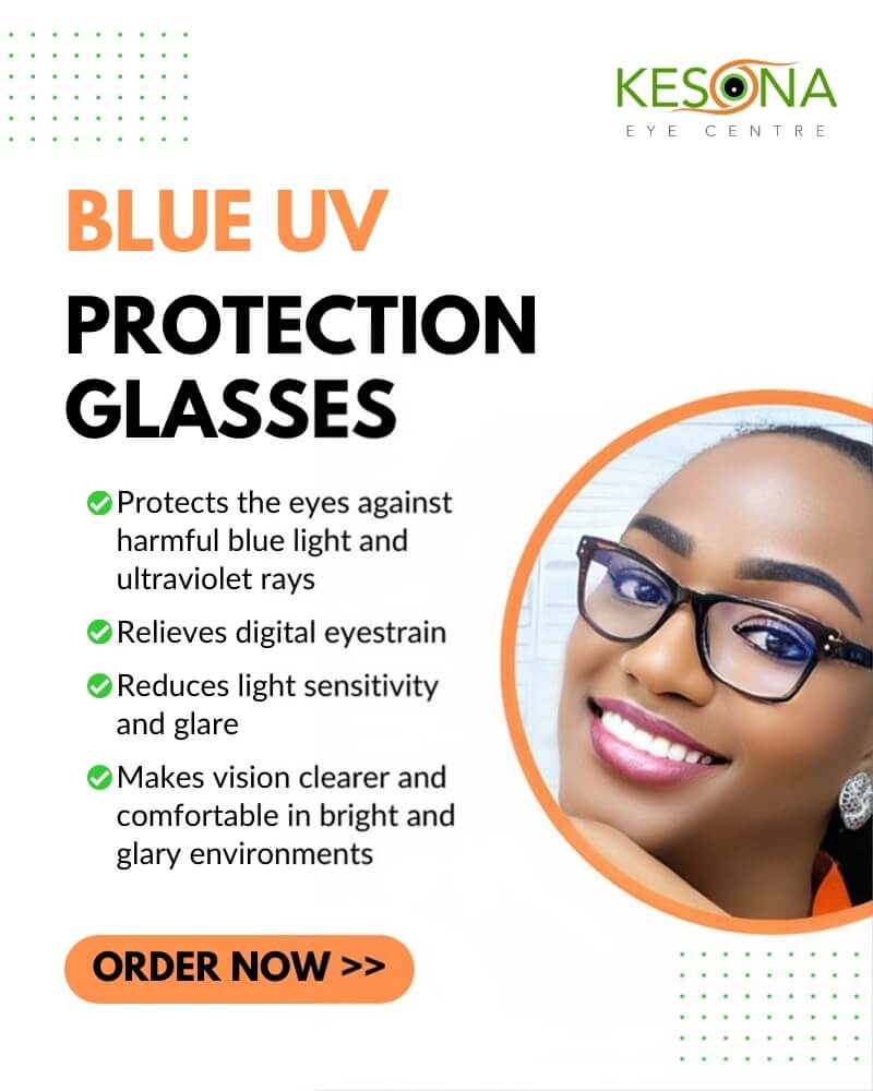 Avoid digital eyestrain with this blue UV protection glasses