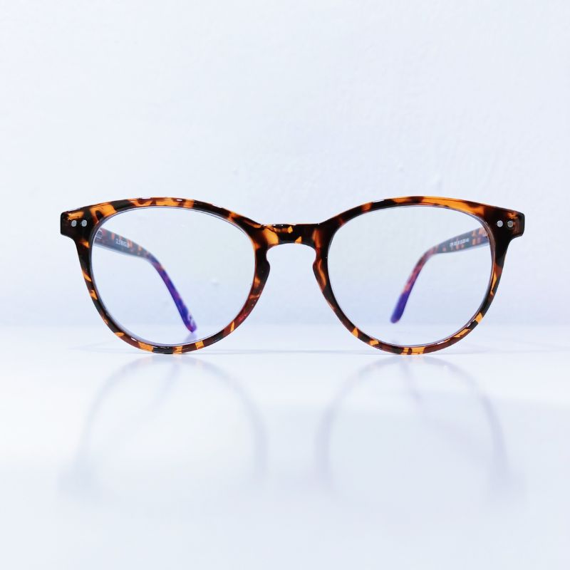 Blue UV Protectiotion Glasses -Animal Skin Colour