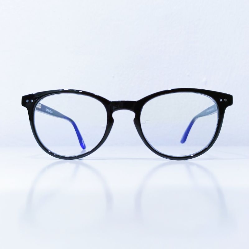 Blue UV Protection Glasses - Black