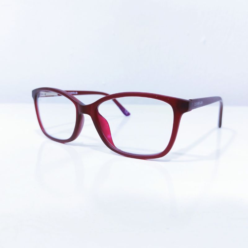 Blue UV Protection Glasses - Burgundy 2